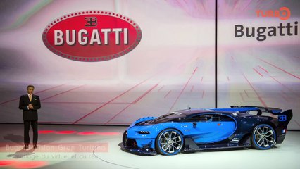 Salon Francfort 2015 : Bugatti Vision Gran Turismo en vidéo