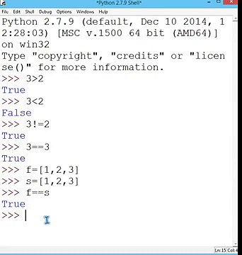 9 PYTHON RELATIONAL OPERATORS (IN HINDI)