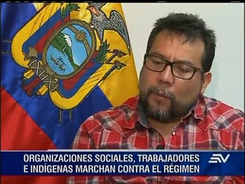 Organizaciones sociales e indígenas se alistan para marcha en Quito