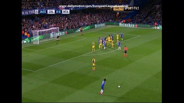 Willian 1:0 Amazing Goal | Chelsea - Maccabi Tel Aviv 16.09.2015 HD