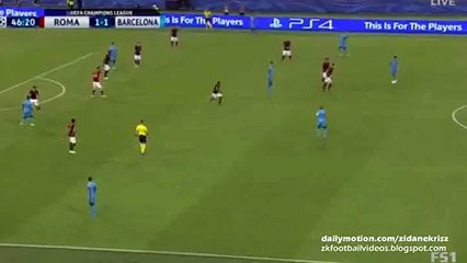 Lionel Messi Amazing Shot | Roma v. Barcelona 16.09.2015 HD