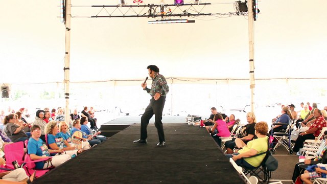 Robert Pooran live at the tent Elvis Week 2015