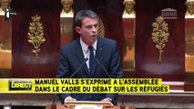 Manuel Valls annonce des mesures pour l'accueil des réfugiés