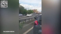 Mulher suicida dirige pela contramão em rodovia inglesa e quase colide em outros carros a 130 km/h