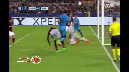 اهداف مباراة روما و برشلونة 1-1