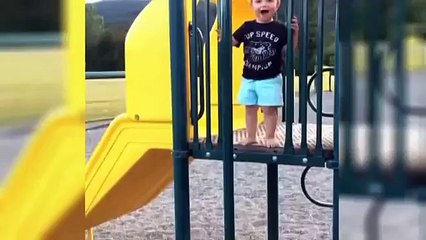 Fail Kid Falls off Playground and started to weep funny clip latest 2015 funny video