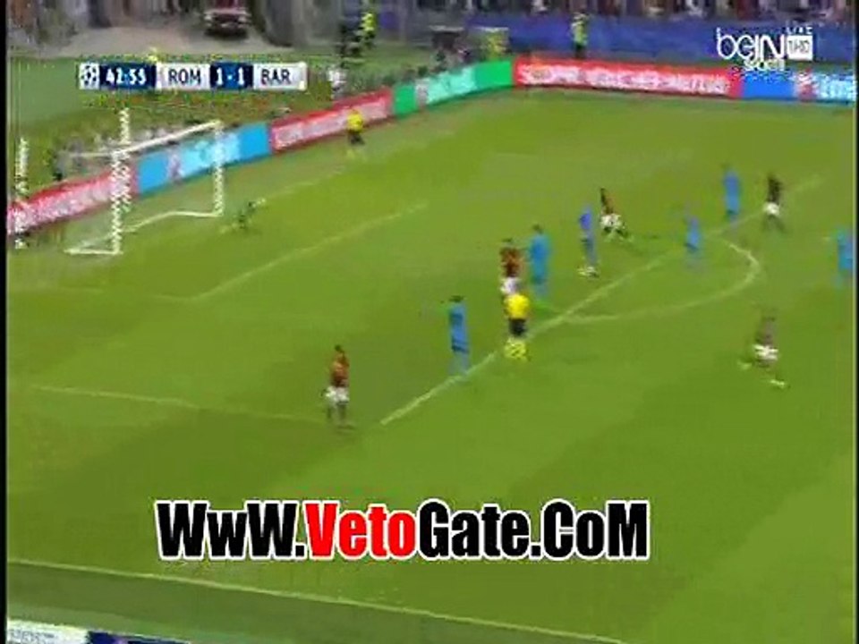 ملخص خاص لمسات"محمد صلاح"بمباراه روما امام برشلونه