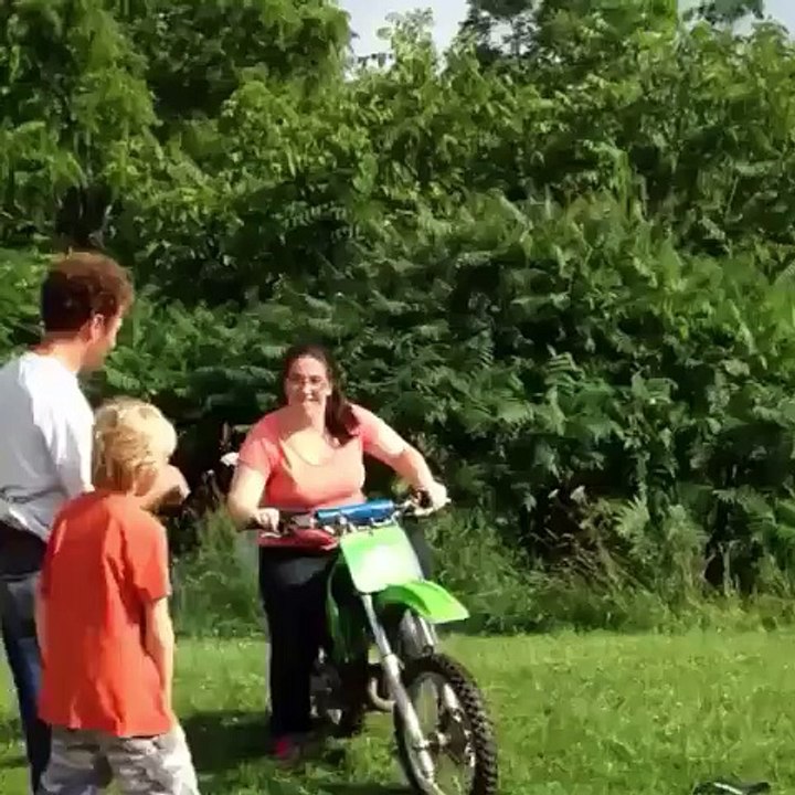 Mom Dirt Bike Fail