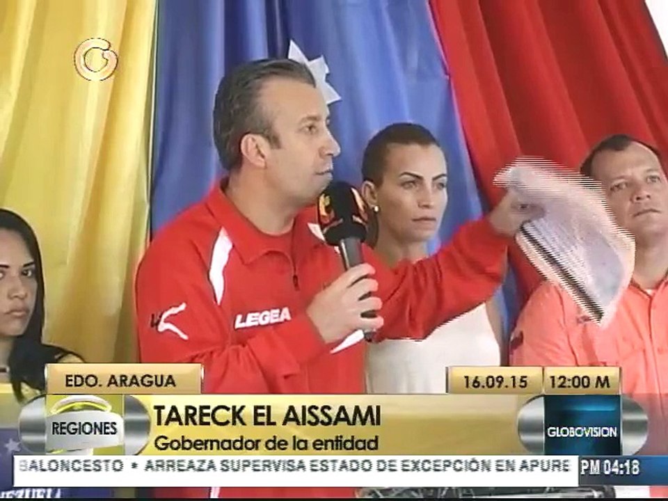 El Aissami reinaugura la UEN Rubén Darío de La Victoria