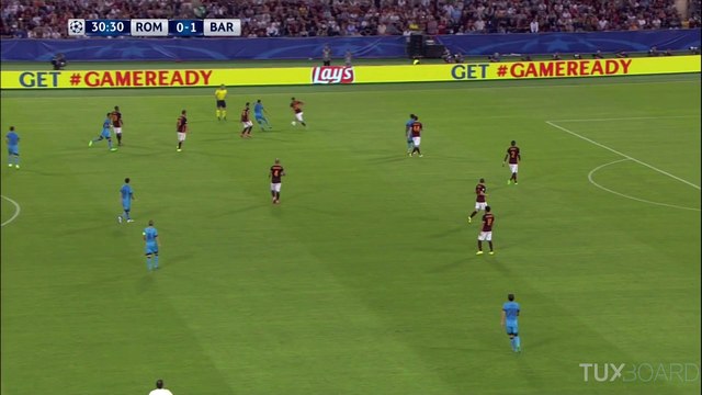 But Alessandro Florenzi (As Roma - FC Barcelone)