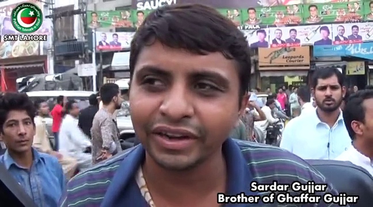 Ghaffar Gujjar joined PTI few months ago & was PTI candidate for UC 124 in LB