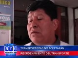 N11 Informativo TRANSPORTISTAS NO ACEPTARAN REORDENAMIENTO DEL TRANSPORTE PUBLICO