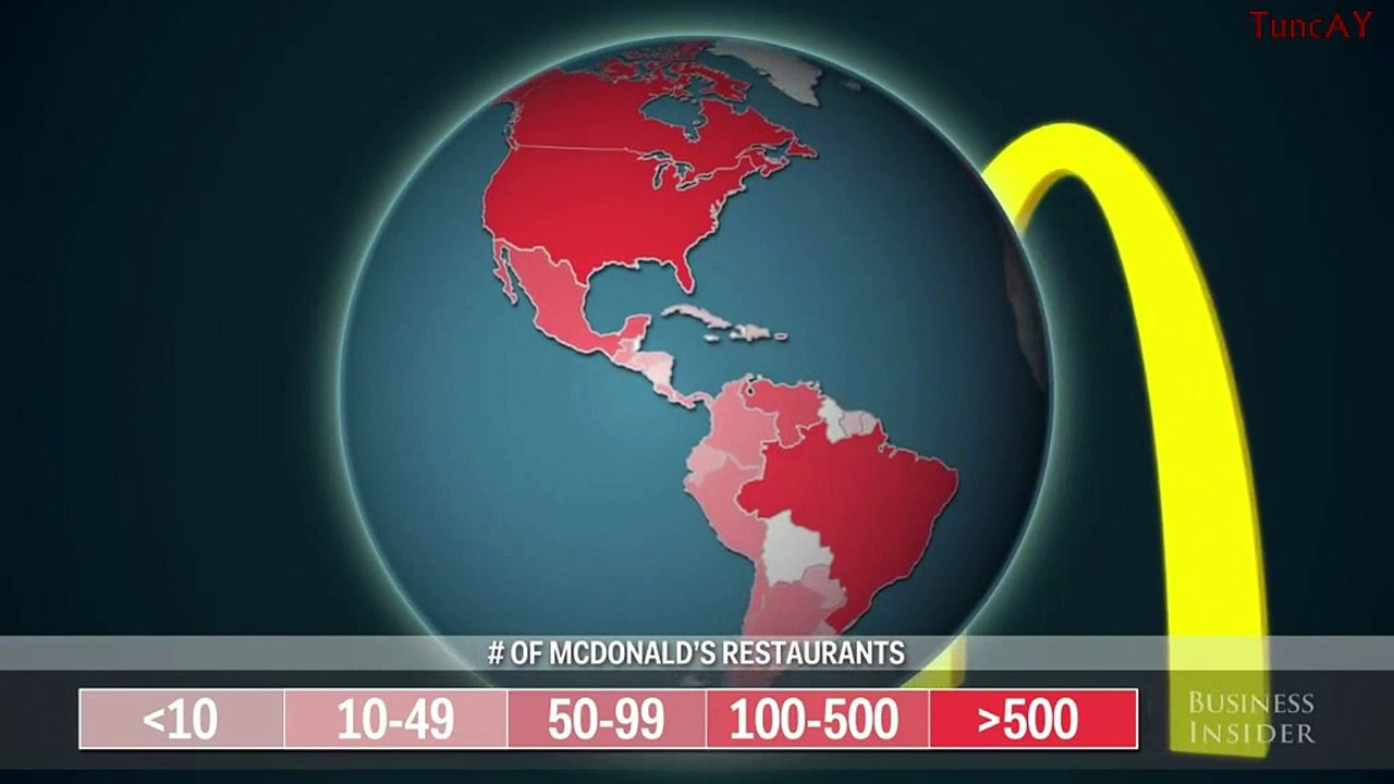 Dünyadaki McDonald's sayisi