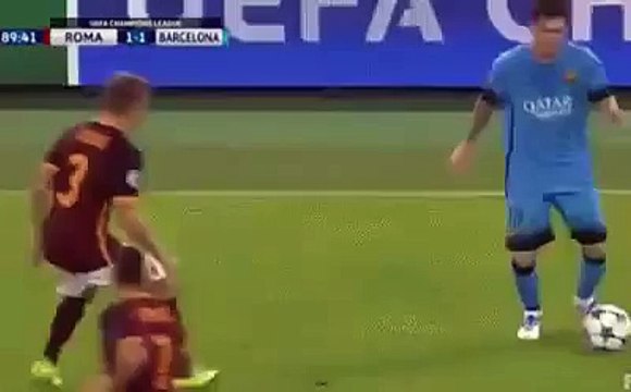 Lucas Digne humilié par Lionel Messi ! AS Roma vs. FC Barcelone