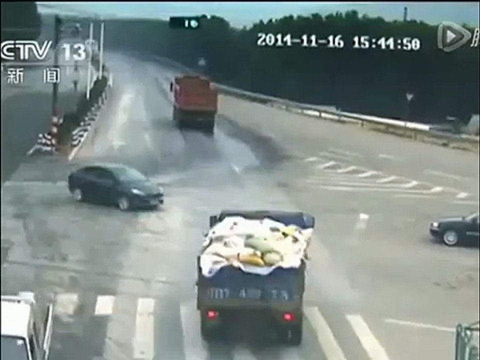 A Pedestrian Cheated Death
