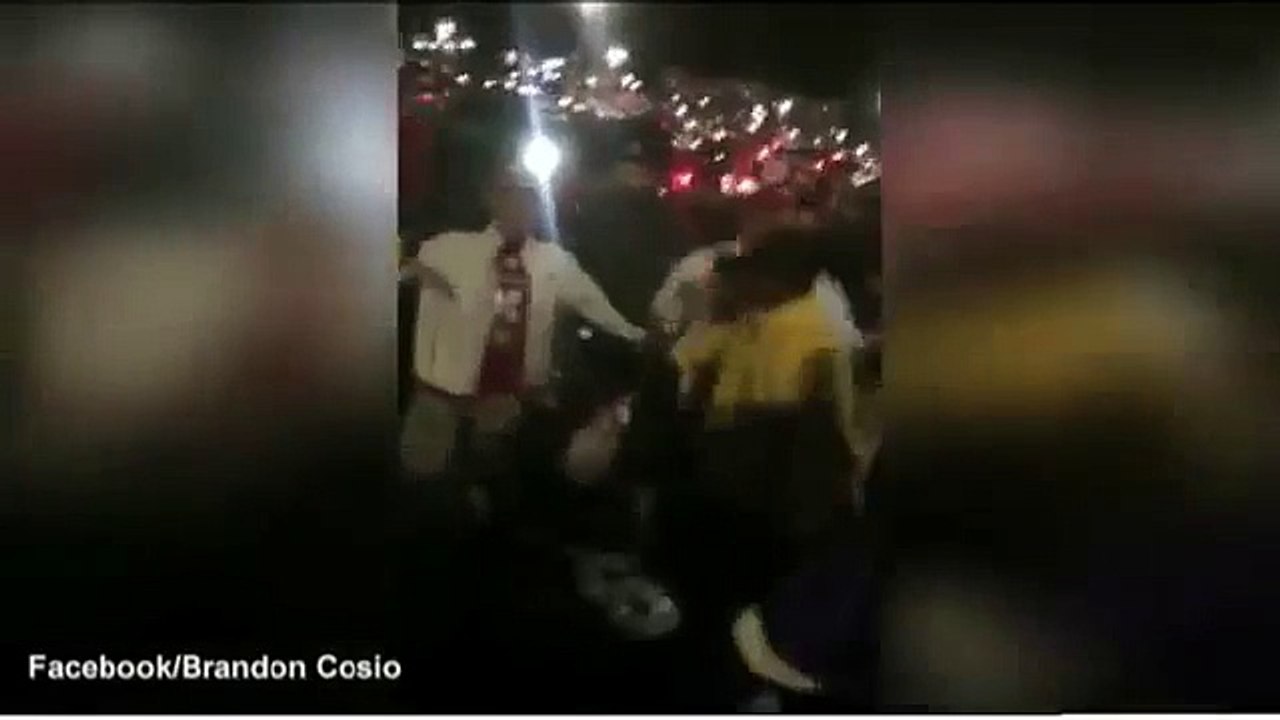 Vikings and 49ers Fans Brawl After Game - video shows 49ers fans attacking Vikings fan