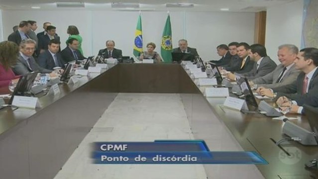 Senadores dizem a Dilma que CPMF não deve ser aprovada