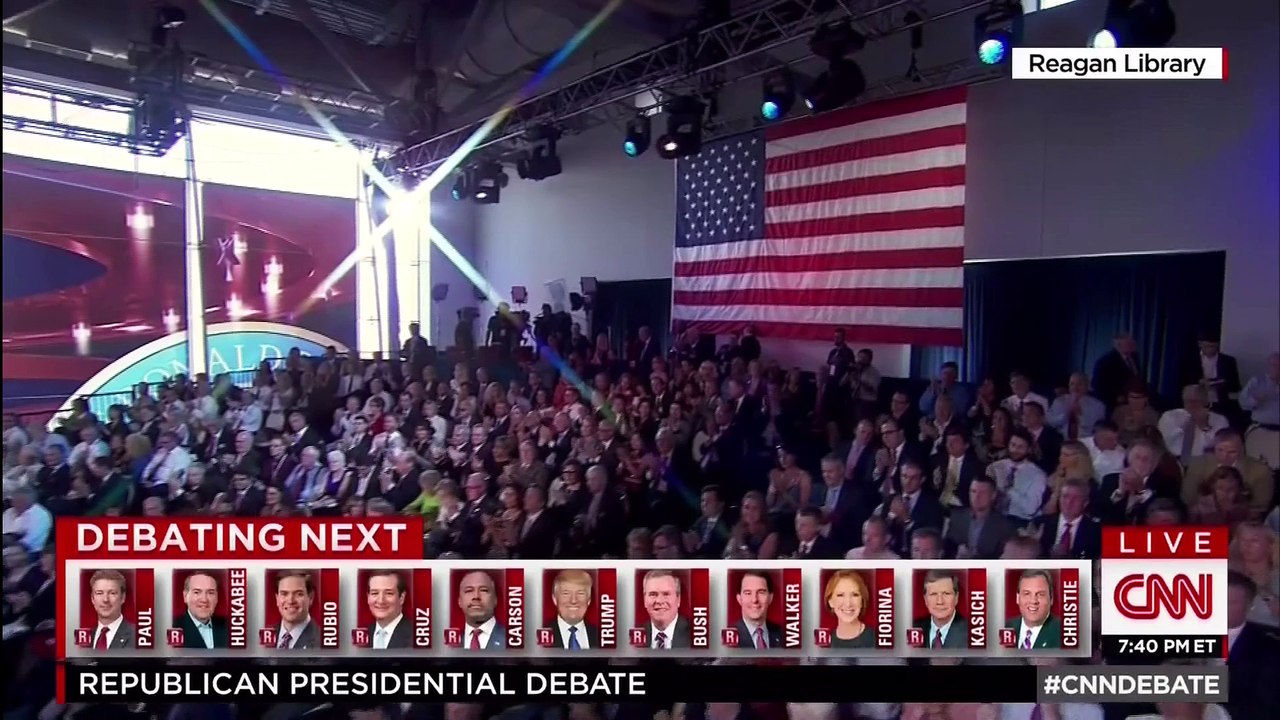 CNN's Republican primary debate. First round. Full HD. Part 4