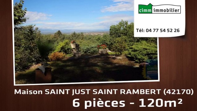 A vendre - maison/villa - SAINT JUST SAINT RAMBERT (42170) - 6 pièces - 120m²