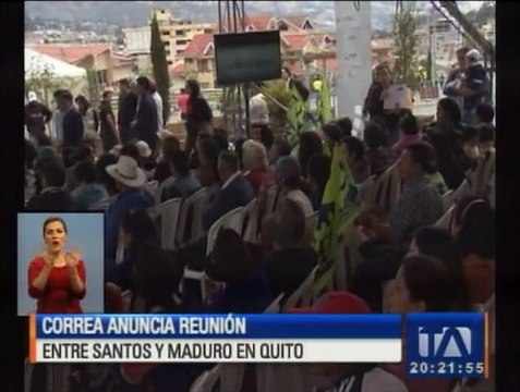 Presidentes de Colombia y Venezuela se reunirán en Quito