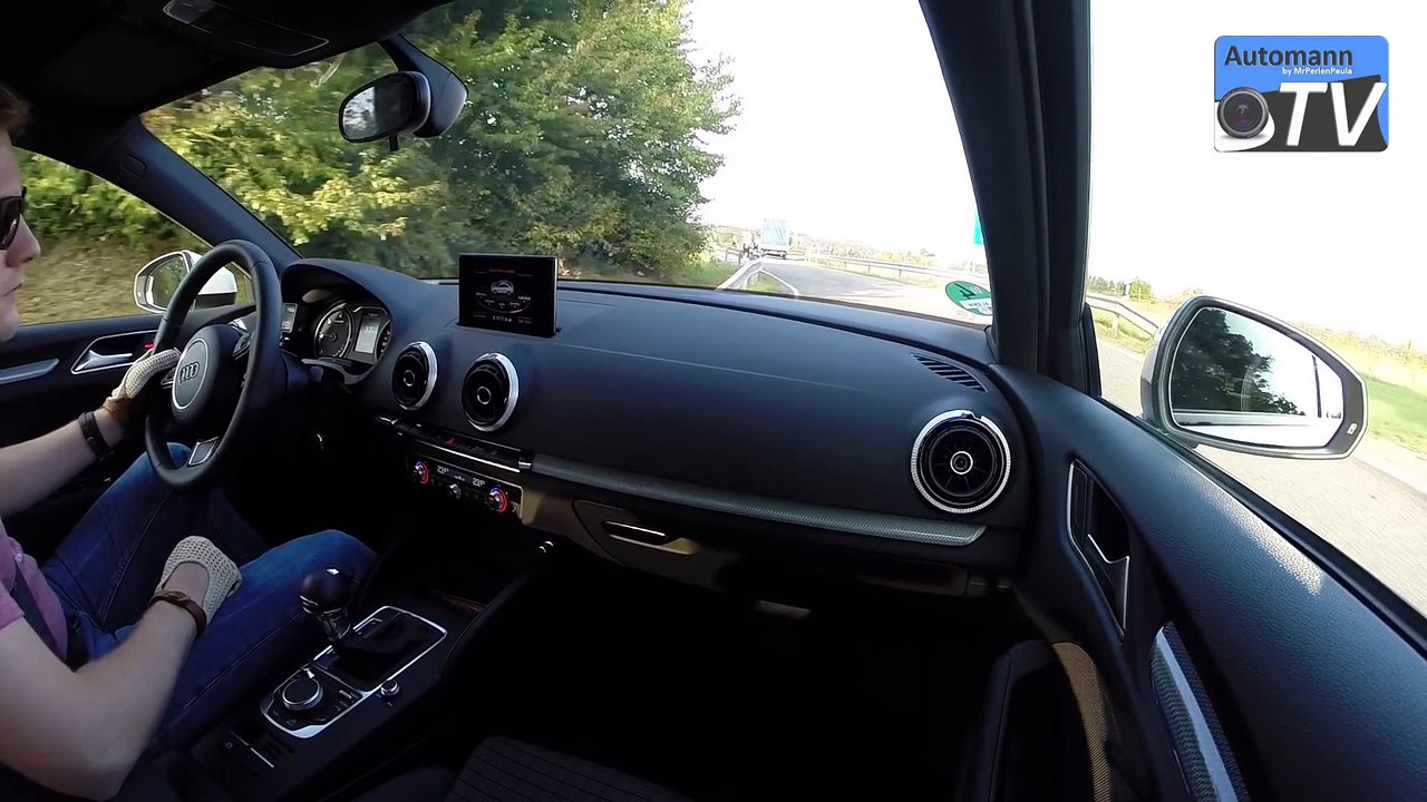 Audi A3 Limousine 2.0 TDI (150hp) - 0-200 km h acceleration ( FULL HD)