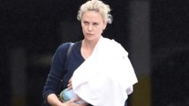 First Shots of Charlize Theron with New Adopted Daughter