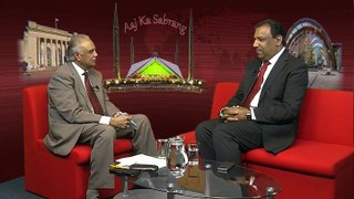 Jawaid Qazi with Cllr Mohammad Mahroof in Aaj Ka Sabrang on SheffieldliveTV