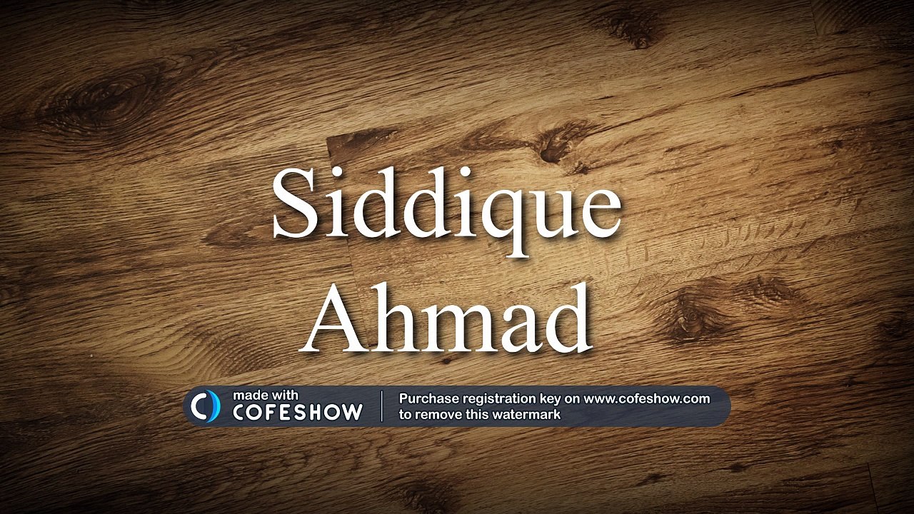 Siddique Ahmad