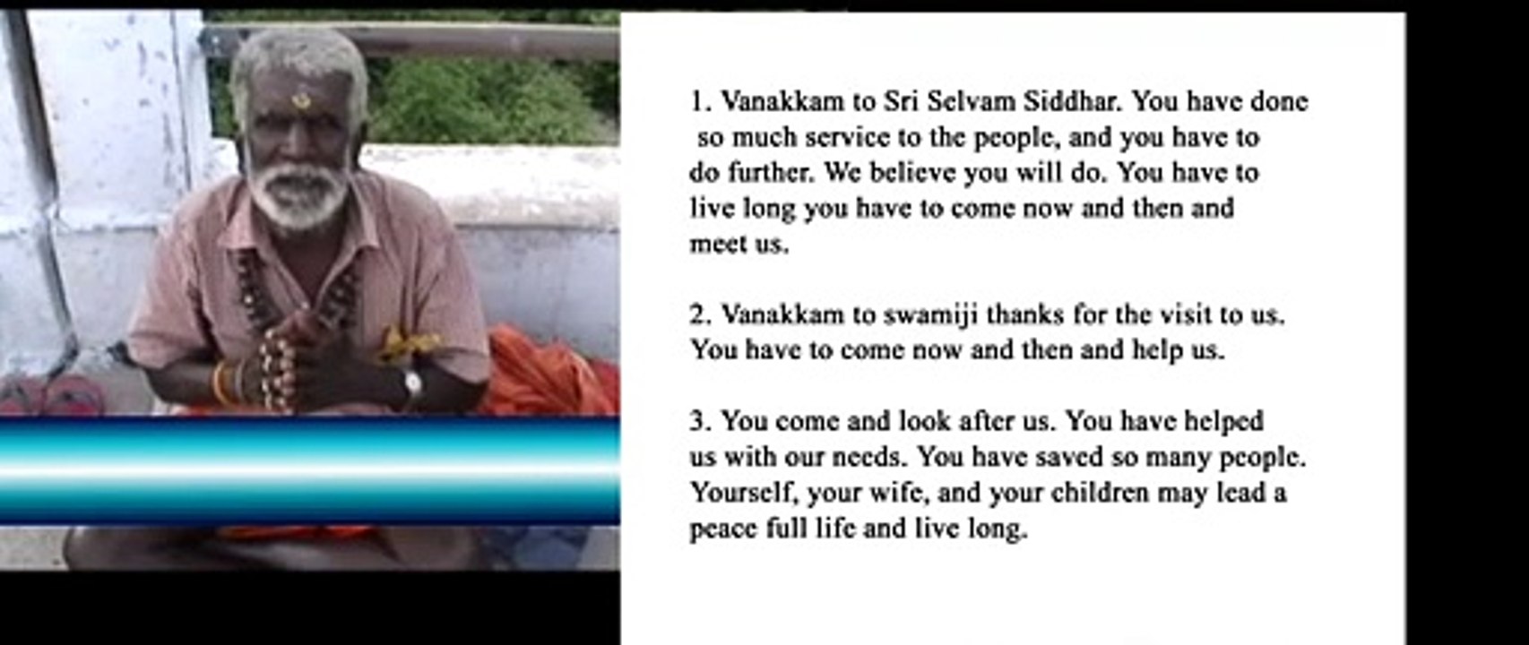 Speech about Siddhar Peedam Group of Temples and Swamiji Sri Selvam Siddhar-video15