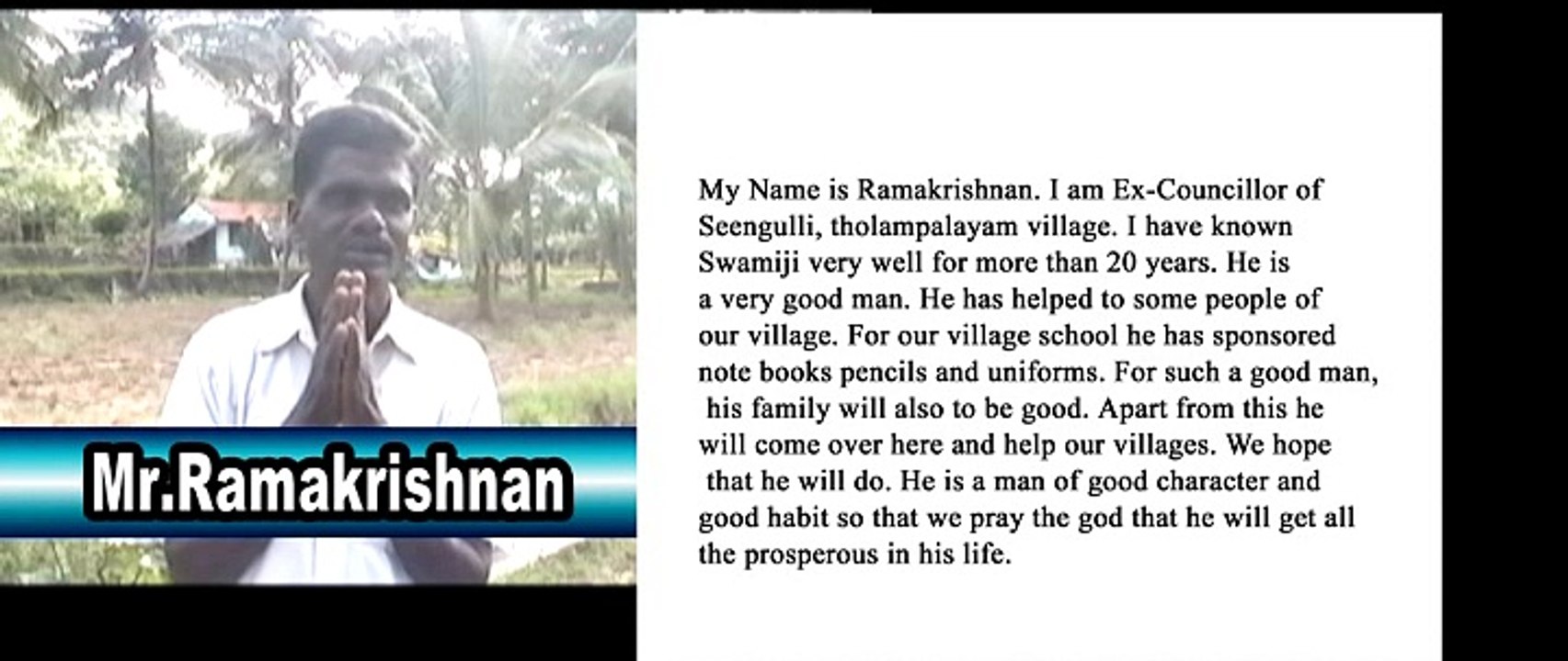 Speech about Siddhar Peedam Group of Temples and Swamiji Sri Selvam Siddhar-video17