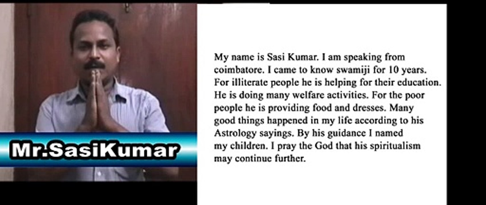 Speech about Siddhar Peedam Group of Temples and Swamiji Sri Selvam Siddhar-video19
