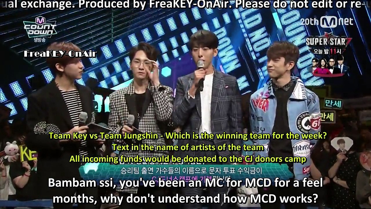 [ENG SUB]150917 M!Countdown Key cut