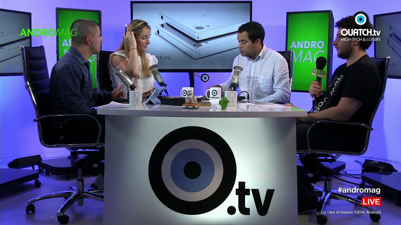ANDROMAG S03E02 : IFA 2015 : Sony Xperia Z5, Samsung Gear S2, Huawei Mate S et Sphero BB-8