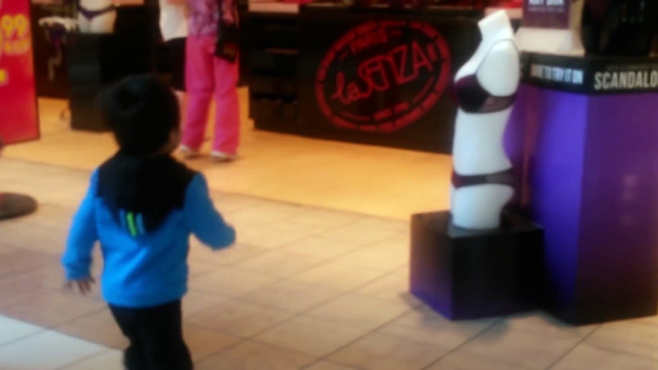 Kids React to Mannequins at the Mall