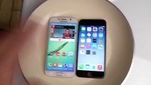 Samsung Galaxy S6 vs iPhone 6  Test - in Hot Water