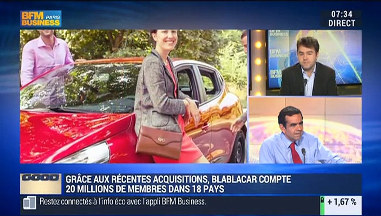 Blablacar intègre désormais le clan très fermé des "Licornes": Frédéric Mazzella - 17/09