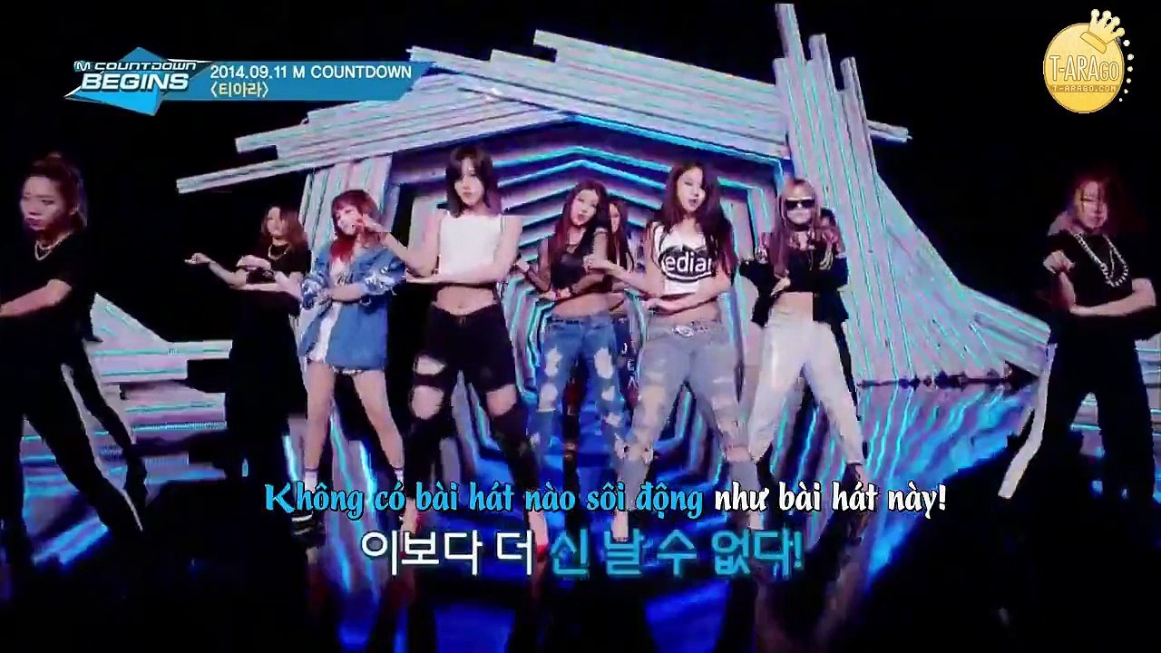 [Vietsub] [140918] M!Countdown Begins T-ARA Cut