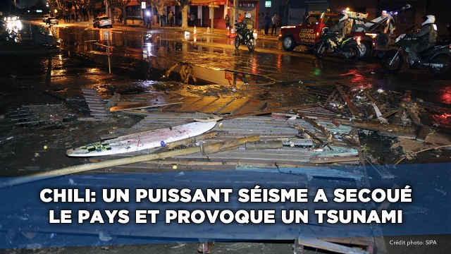 Un puissant séisme a secoué le Chili et provoque un tsunami