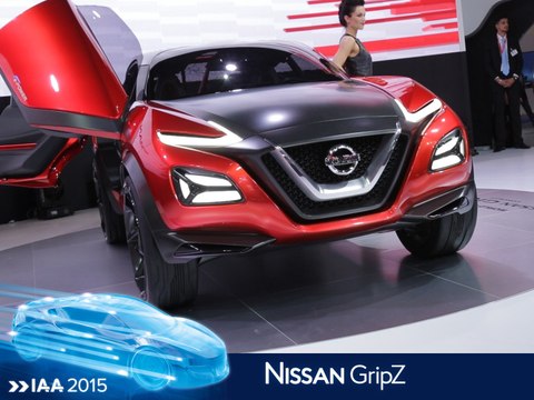 Nissan Gripz concept en direct du salon de Francfort 2015