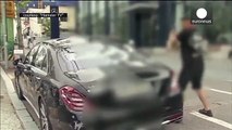 Owner of a Mercedes-Benz S63 AMG smashes his car