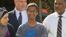 Muslim teen cuffed over clock mistaken for bomb speaks out