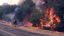 Controlled fires set to stop butte blaze