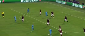 Messi First Chance Against Roma Champions League
