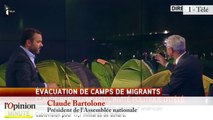 TextO’ : Camps de réfugiés démantelés - Claude Bartolone : «Je trouve que c'est une évacuation humaine»