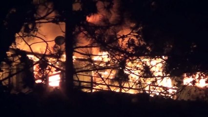 Home destroyed by California butte fire