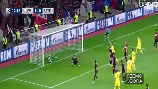 اهداف مباراة باير ليفركوزن Vs باتي بوريسوف 4-1 دوري الابطال تعليق جواد بده