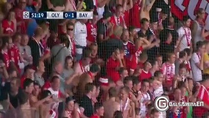 اهداف مباراة بايرن ميونخ و اوليمبياكوس 3-0