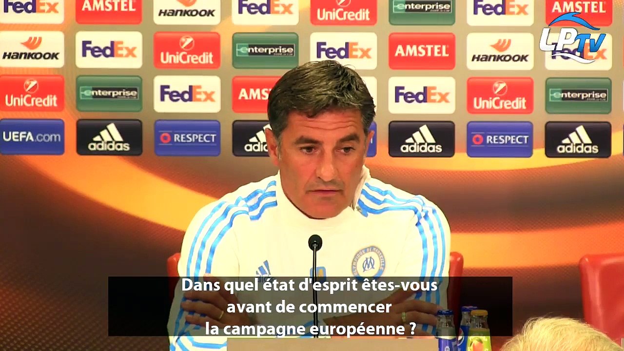 Michel fait allégeance à l'écusson olympien