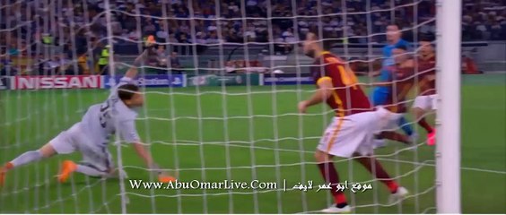 دوري ابطال اوروبا : روما 1 _ 1 برشلونه  16 _ 09 _ 2015