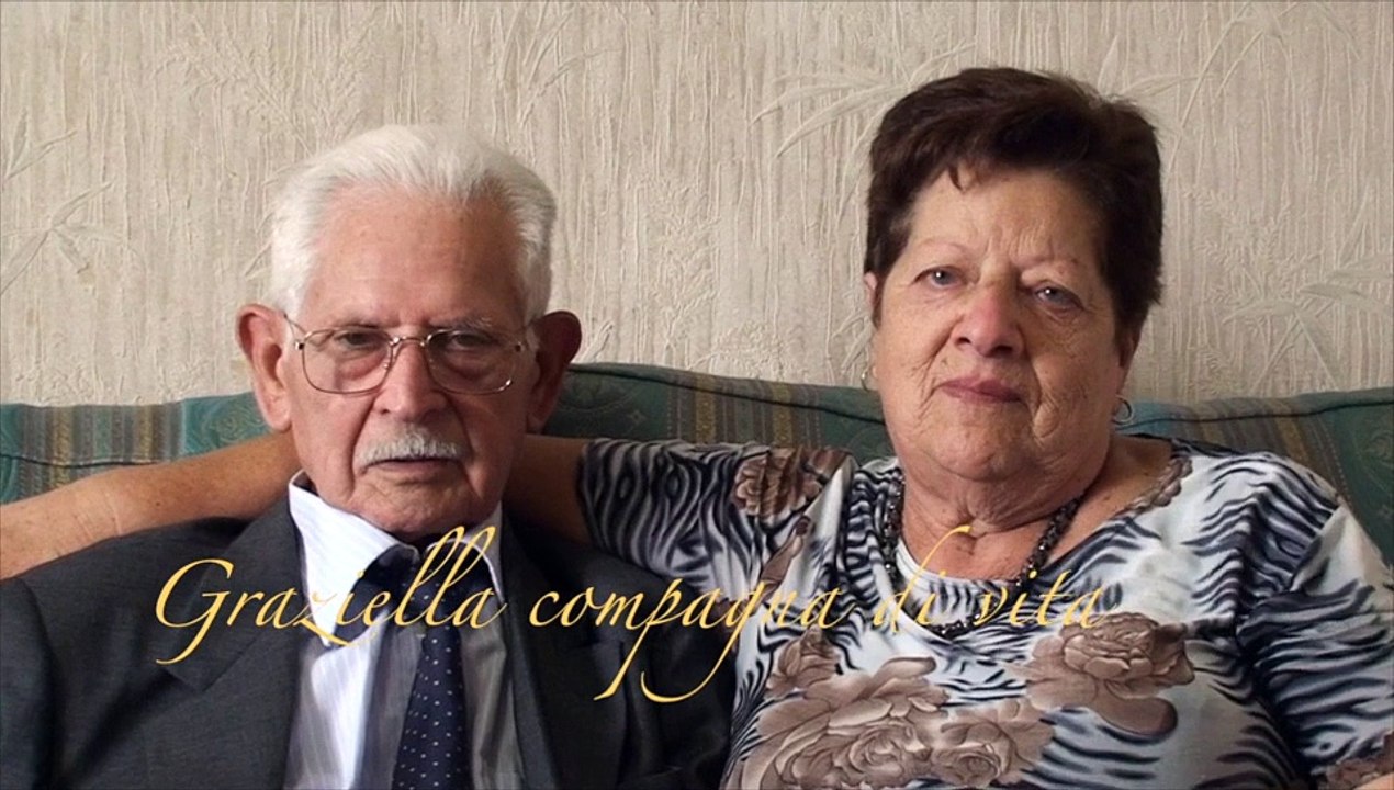 Salvatore Messina momenti di vita. Graziella compagna di vita.